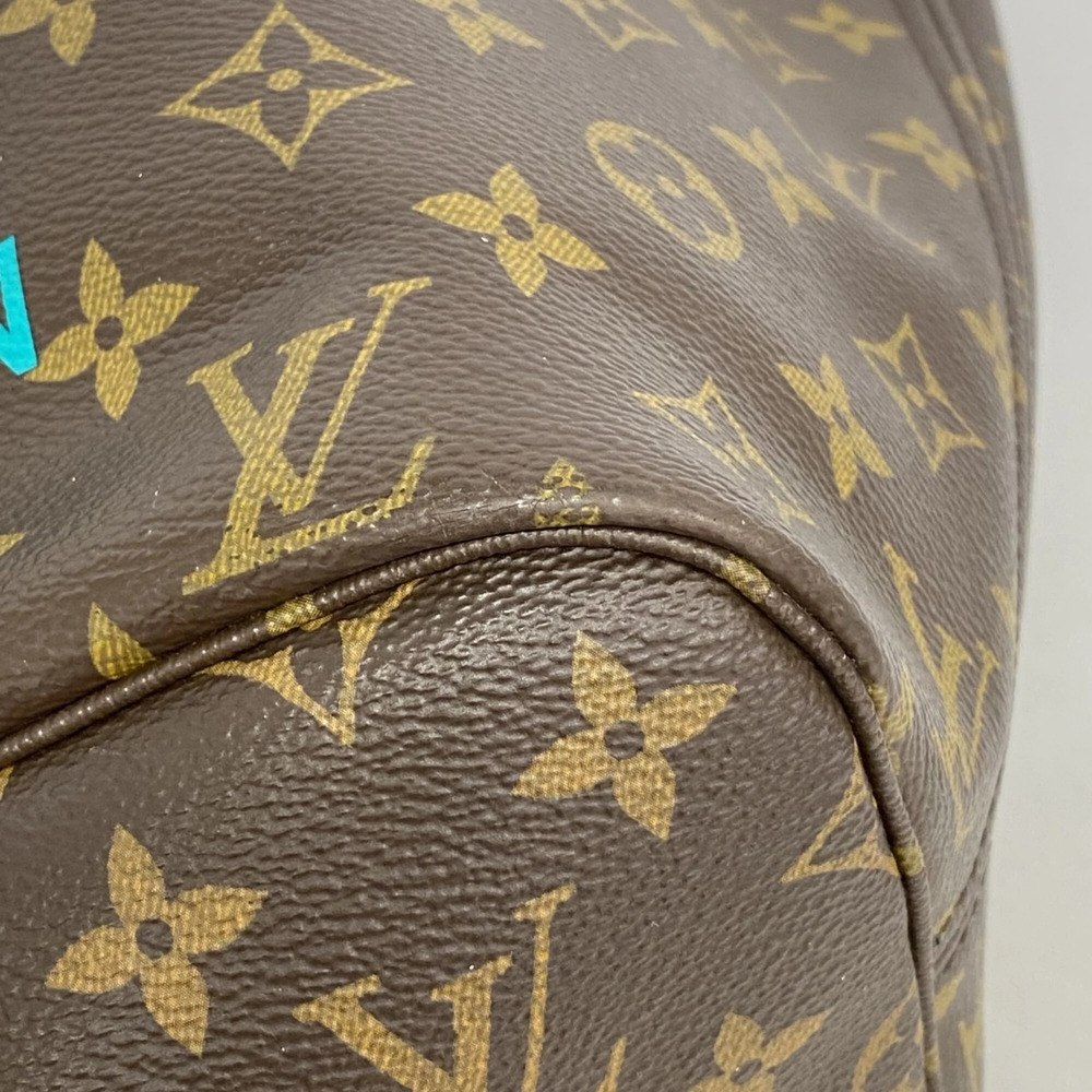 LOUIS VUITTON Brown Monogram Neverfull MM Tote Bag - Picture 6 of 11